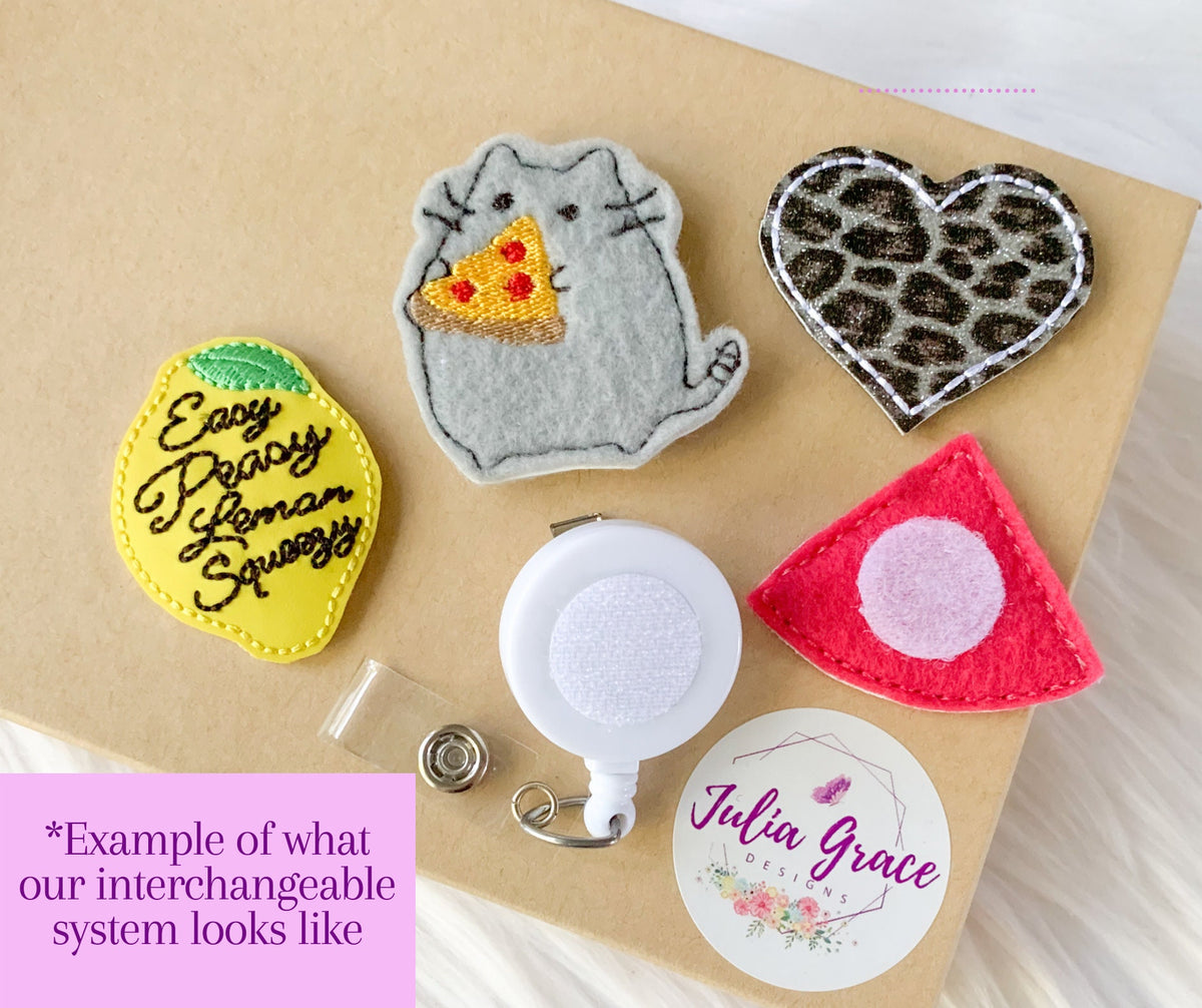 Make ANY Badge Reel Interchangeable - Add On Listing - Must Purchase w –  Julia Grace Designs