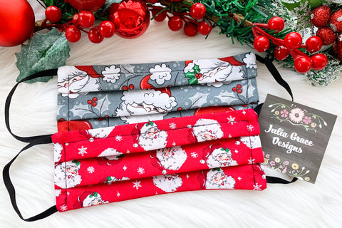 SANTA FACE COVER | ADULT & CHILD SIZES