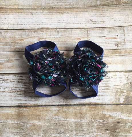 Baby Barefoot Sandals/Navy Blue Barefoot Sandals/Baby Sandals/Newborn Shoe/Newborn Sandals/Baby Shower Gift/Baby/Baby Shoes