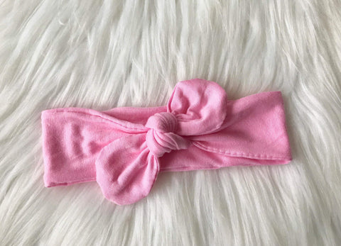 Pink Headwrap, Baby Knot Headband, Pink Baby Headband, Red Headband, Baby Headwrap, Baby Headband, Baby Girl Headband, Infant Headband, Baby